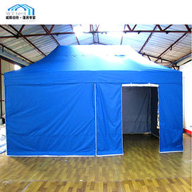 الأزرق خيمة الفورية قابلة للطي الفورية ، ماء معارض تجارية يطفو على السطح الخيام