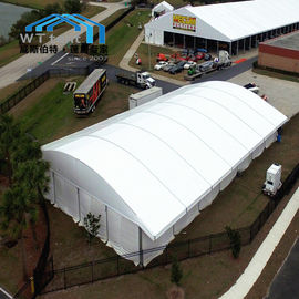 واضح Arcum خيمة / عالية السعة الجدار الزجاجي خيمة PVC الملعب سقف مع الجدول
