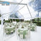 حفل زفاف في الهواء الطلق خيمة PVC نسيج شفاف لمعرض الأحداث