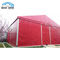 أحمر سقف خيمة في الهواء الطلق الزفاف هيكل خيمة الألومنيوم الشكل ل 150 شخصا